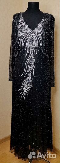 Вечернее платье ручной работы 50-52 размера