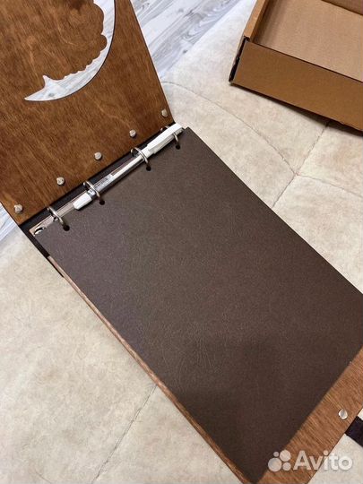 Фотоальбом деревянный