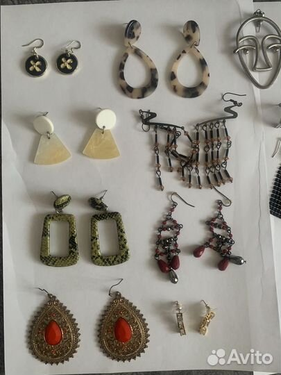 Бижутерии серьги