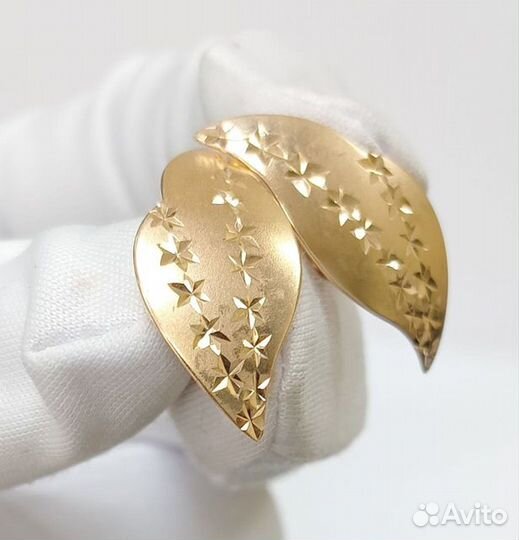 Золотые серьги