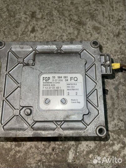 Блок управления двигателем Опель Астра