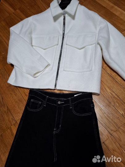 Новый комплект куртка пиджак джинсы Италия