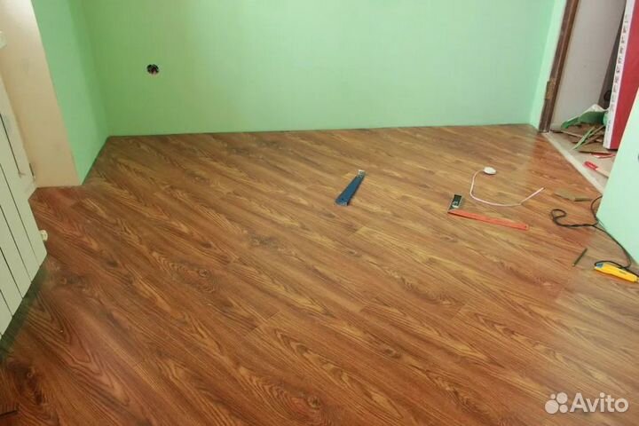 Укладка ламината,кварцвинила