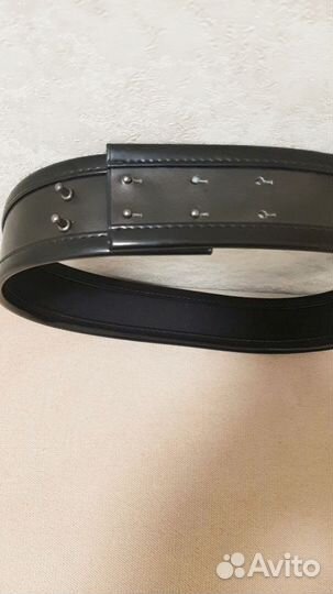 Пояс широкий экокожа без пряжки