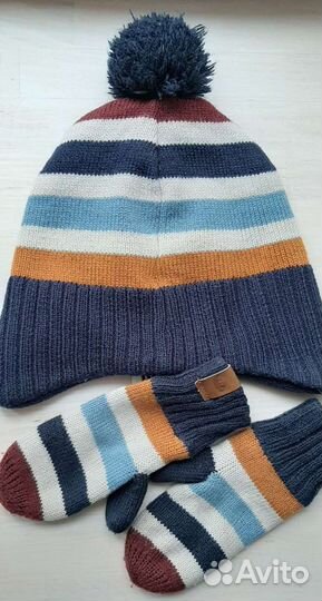 Шапка и варежки HM 50-52