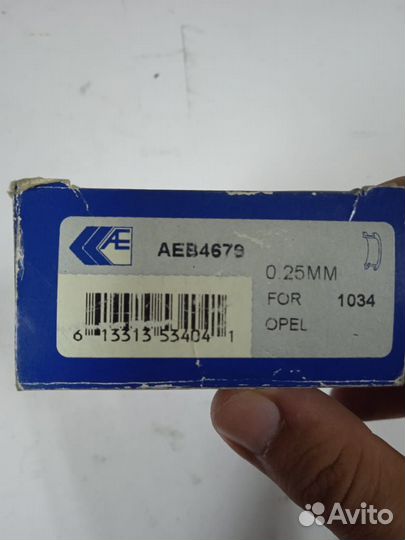 Вкладыши шатунные Daewoo / Opel