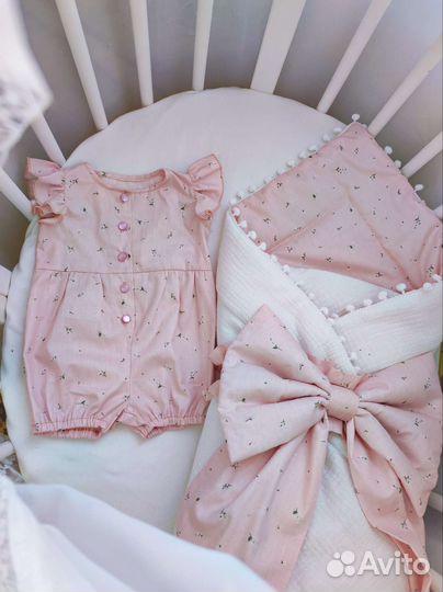 Набор для новорожденного: конверт на выписку,боди