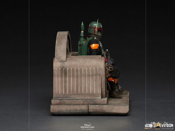 Boba Fett on Throne Deluxe