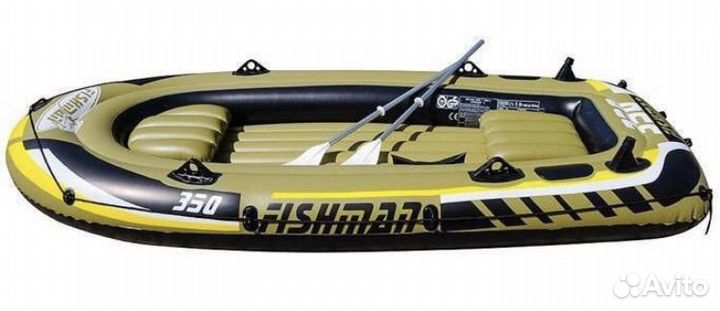 Надувная лодка Fishman 350 кг новая