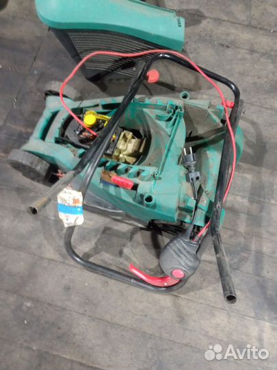 Газонокосилка электрическая bosch