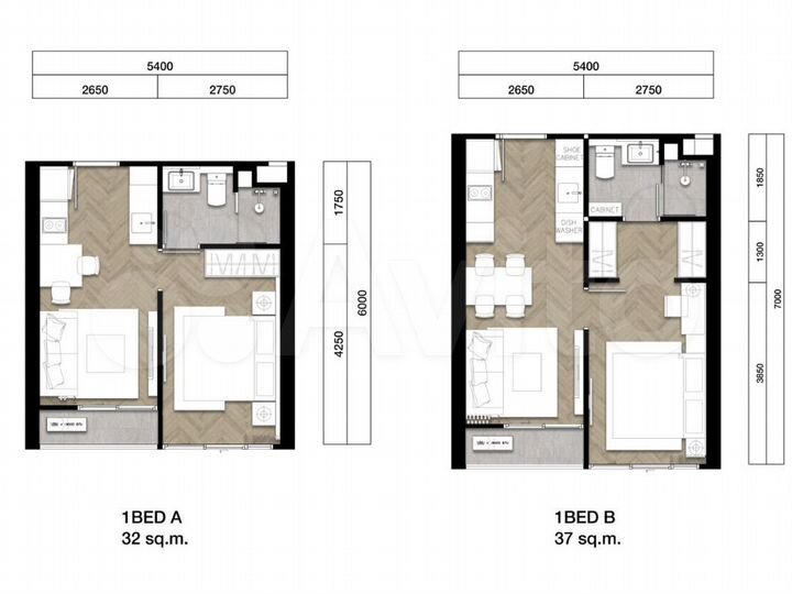 1-к. квартира, 32 м² (Таиланд)