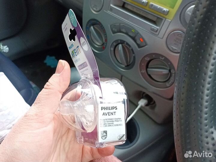Соски бутылочные avent 3+