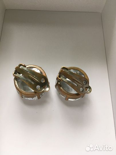 Винтажные клипсы леденцы