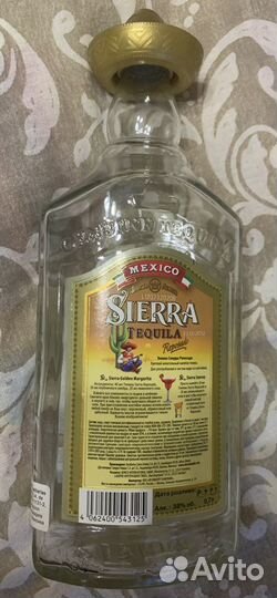 Бутылка Sierra Tequila