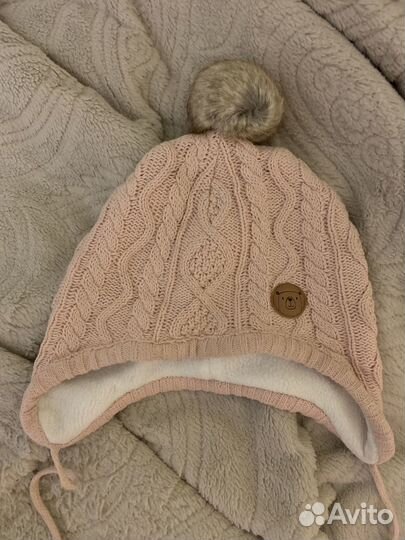 Шапка зимняя для девочки 49-50