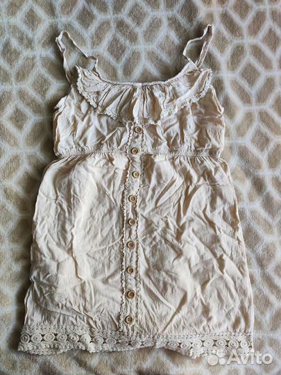 Льняной сарафан