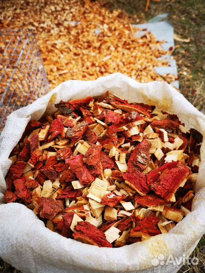 Щепа, кора(мульча) лиственницы