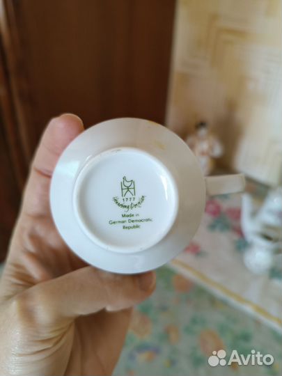 Продан. В доставке. Кофейный сервиз гдр