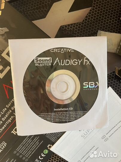 Звуковая карта creative sb audigy fx