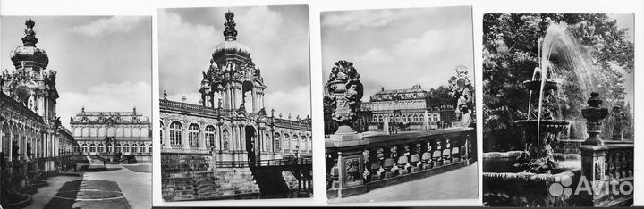 Набор открыток Дрезден-Цвингер гдр