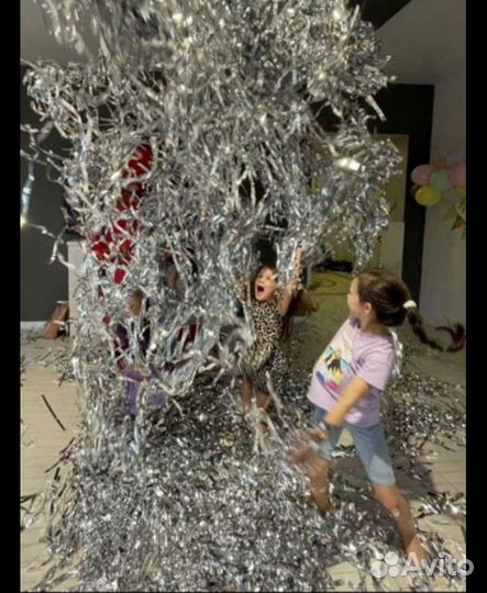 Бумажная дискотека конфети