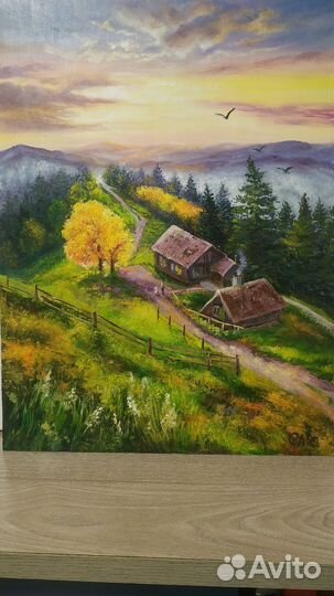 Картина маслом пейзаж