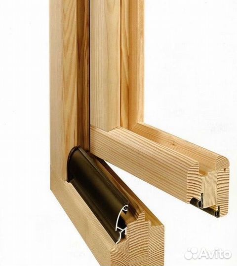 Ремонт, замена резины на деревянные евроокна, пвх