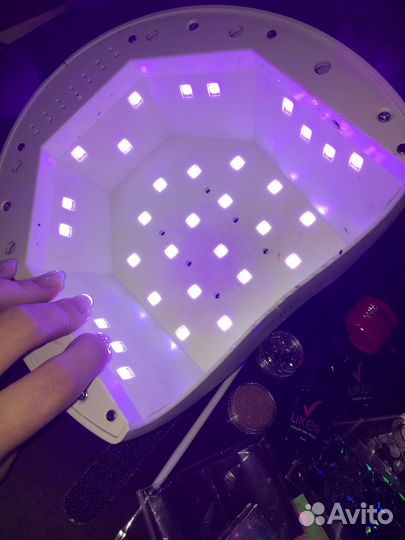 06 Лампа б/у гель лаки