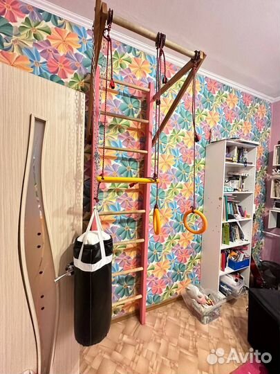 Детская шведская стенка деревянная