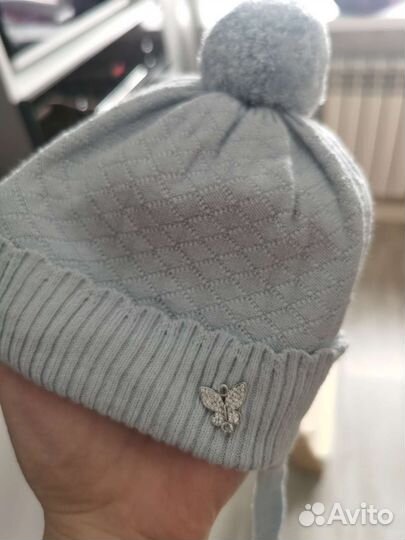 Шапки для девочки 0-7 мес весна 4 шт