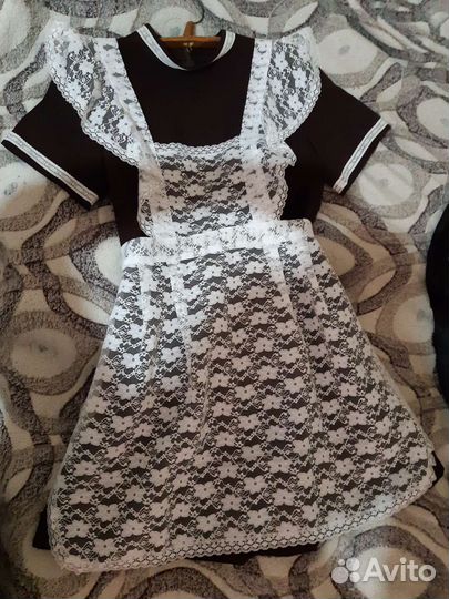 Школьная форма с фартуком