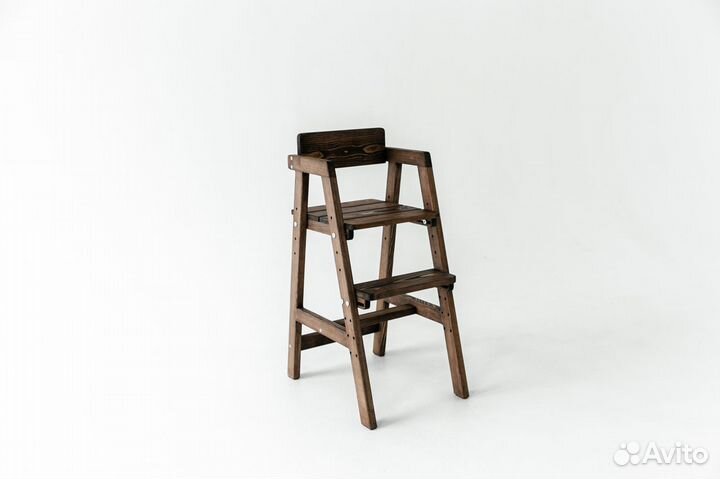 Детский растущий стул деревянный