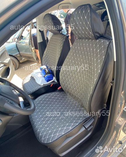 Чехлы лён на сиденья