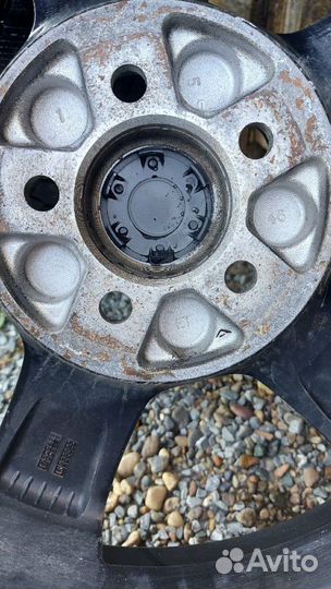 Диски с зимней(липучка) резиной