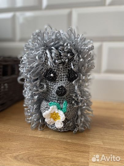 Мочалка ежик