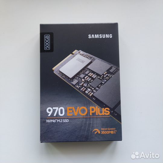 500 гб M.2 SSD Samsung 970 EVO Plus новый