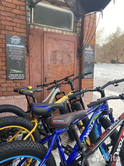 Велосипед Фэтбайк (fat bike) колеса 26 скорости 24