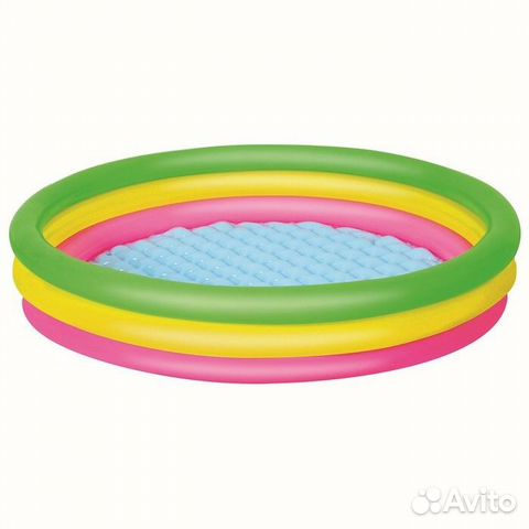 Бассейн Bestway «Радуга», 102 х 25 см, от 2 лет