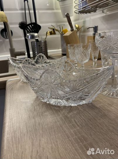 Хрустальная салатница