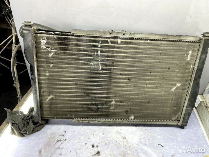 Радиатор основной + вентилятор Chevrolet Lanos