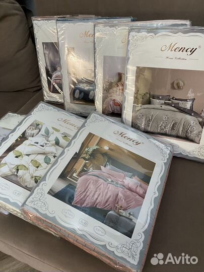 Постельное белье сатин евро