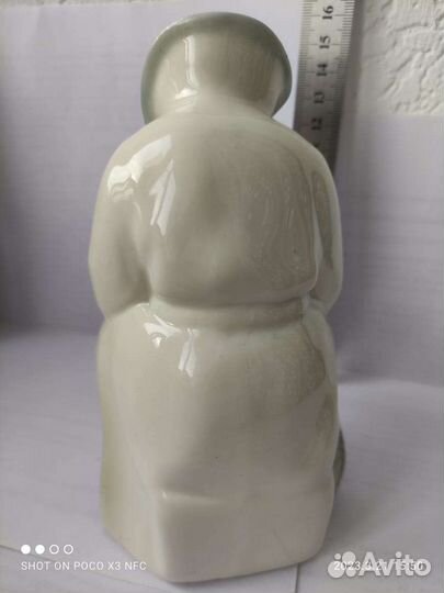 Фарфоровые статуэтки СССР зимняя рыбалка Полонное