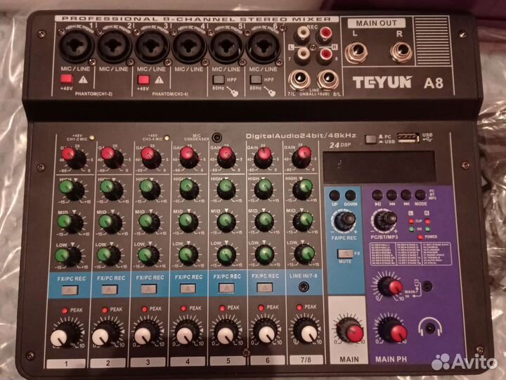 Активный микшерный пульт