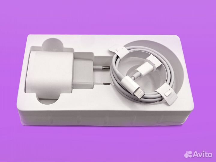 Комплект быстрой зарядки для iPhone 25W (опт)