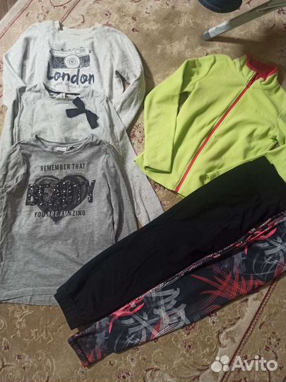 Спортивные вещи для девочки 140-146 см
