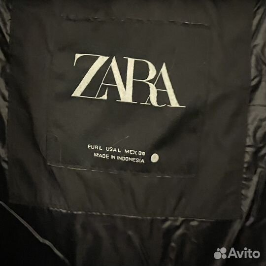 Пуховик женский zara L