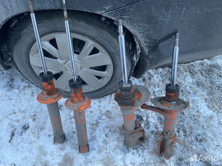 Комплект стоек с занижением и амортизаторов