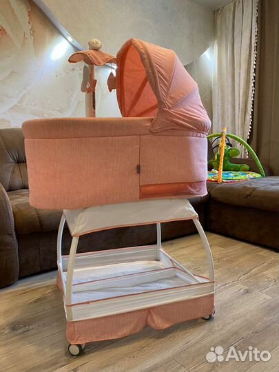 Шезлонг для новорожденных бу