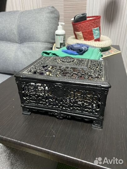 Шкатулка каслинское литье
