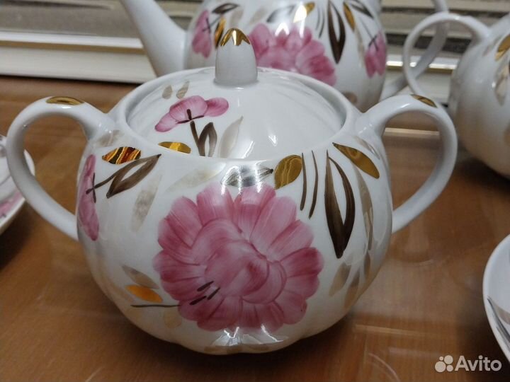 Сервиз чайный новый Дулево